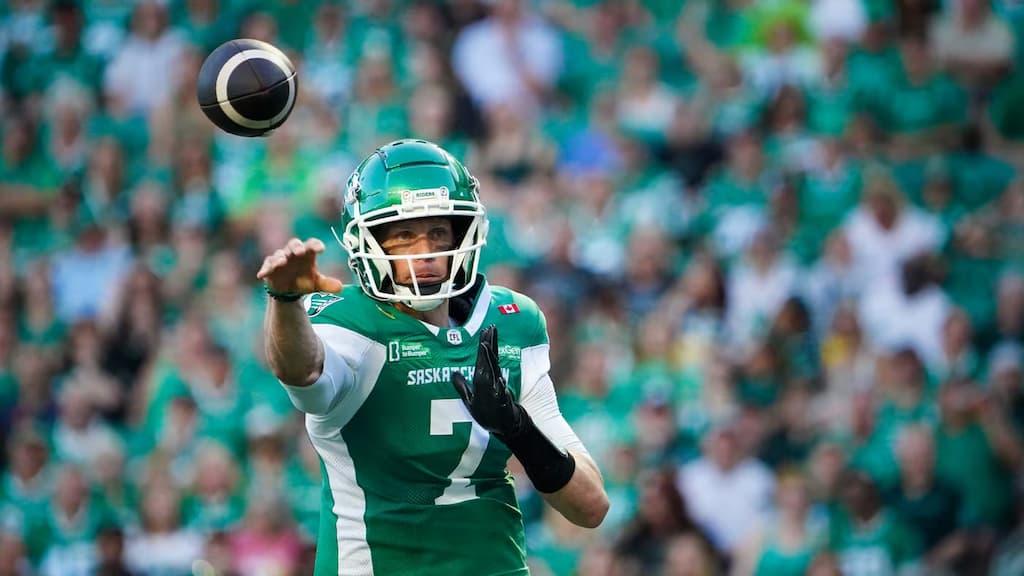 QB Trevor Harris & the Saskatchewan Roughriders are the current favorites to win the 2025 Grey Cup - Grey Cup 2025 Odds & Favorites