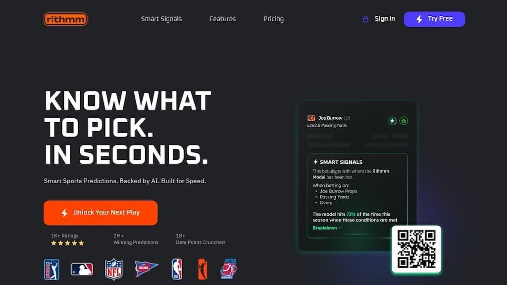Rithmm App Review and Promo Code – AI-Powered Sports Betting Insights at Your Fingertips
