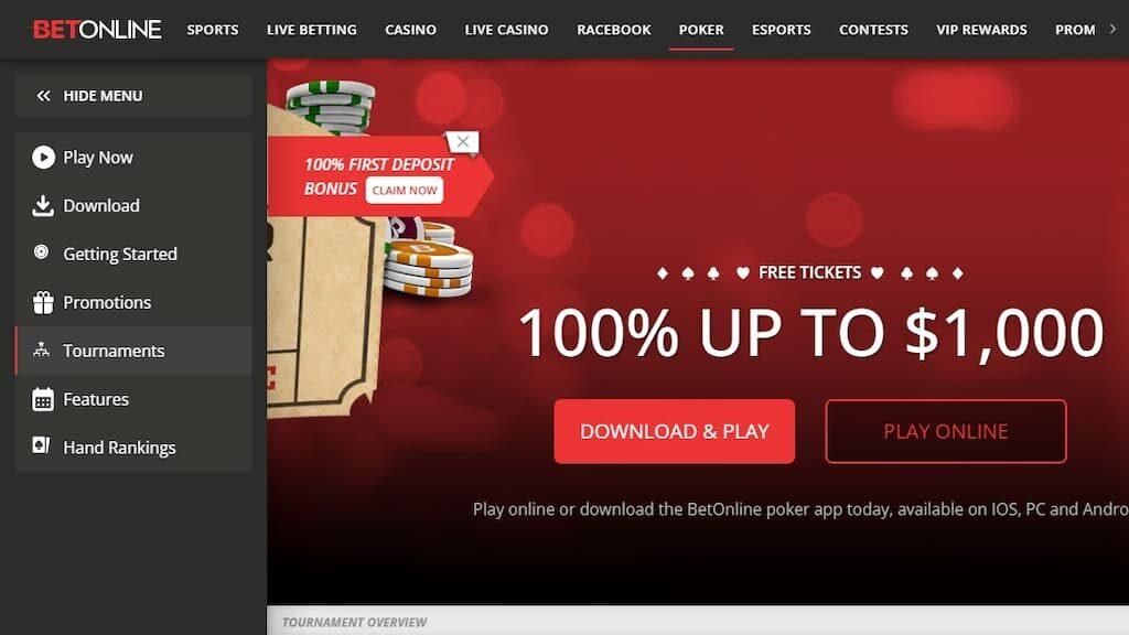 BetOnline Poker Expert and Bonus Codes (December 2025)