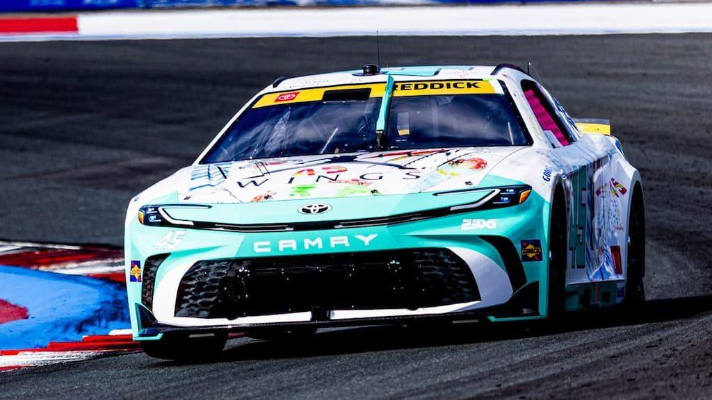 Bank of America Roval 400 polesitter Tyler Reddick and his No. 45 23XI Racing Toyota - NASCAR Cup Series 2025 Bank of America Roval 400 Predictions & Picks