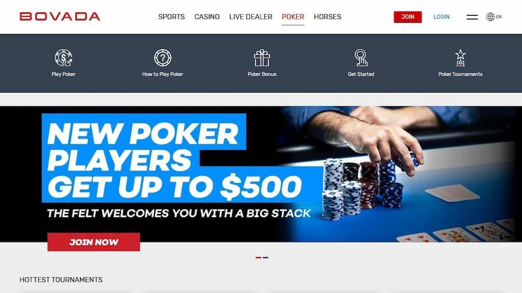 Bovada login