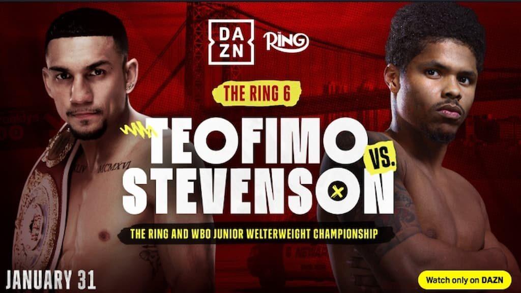 Teofimo Lopez vs. Shakur Stevenson - live on DAZN on Saturday, January 31, 2026