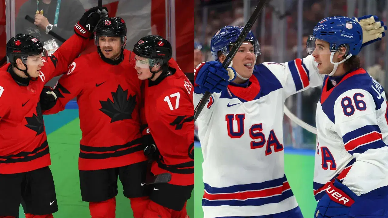 Canada and USA players