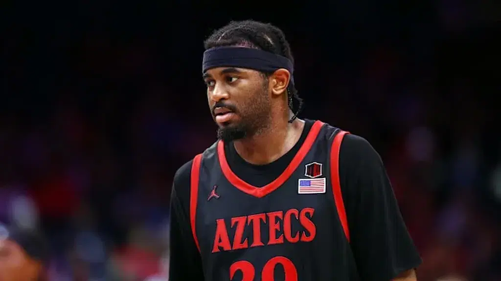 San Diego State basketball player Reese Dixon-Waters - New Mexico vs. SDSU Prediction & Best Bets (Mountain West Tournament Semifinals - Friday, March 13, 2026) cover