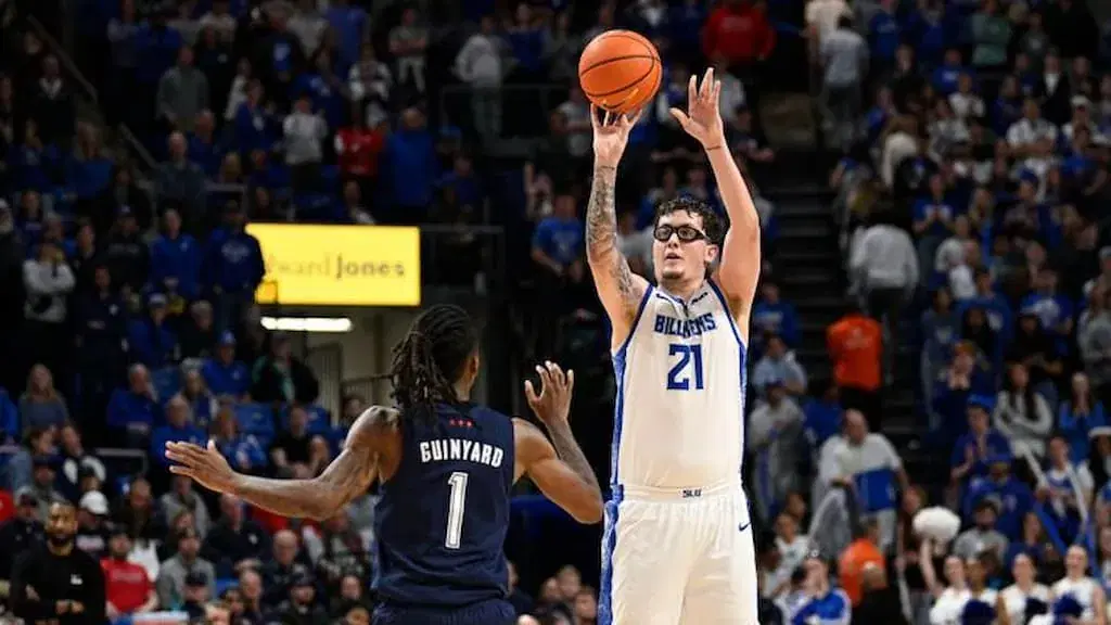 Saint Louis basketball star and Atlantic 10 Player of the Year Robbie Avila - George Washington vs. Saint Louis Basketball Prediction & Best Bets (2026 Atlantic 10 Tournament Quarterfinals) cover