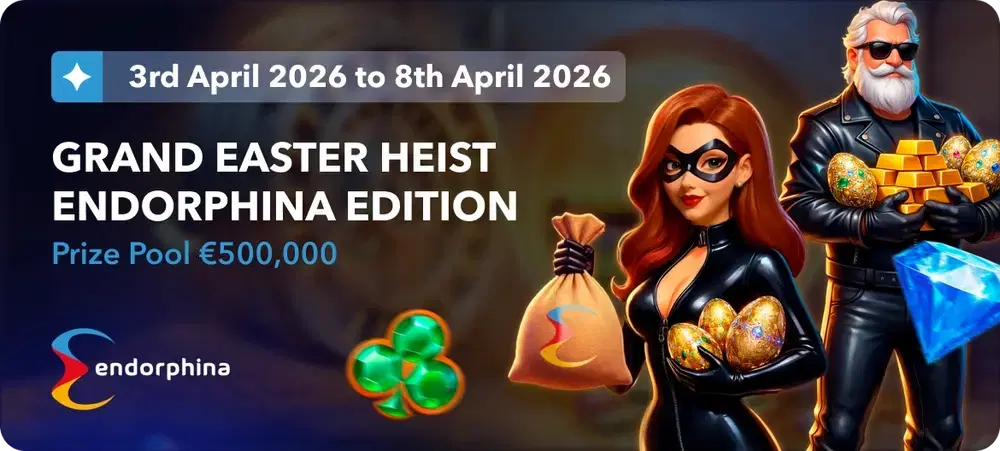 Endorphina’s The Grand Easter Heist Now Live at Cybet Casino