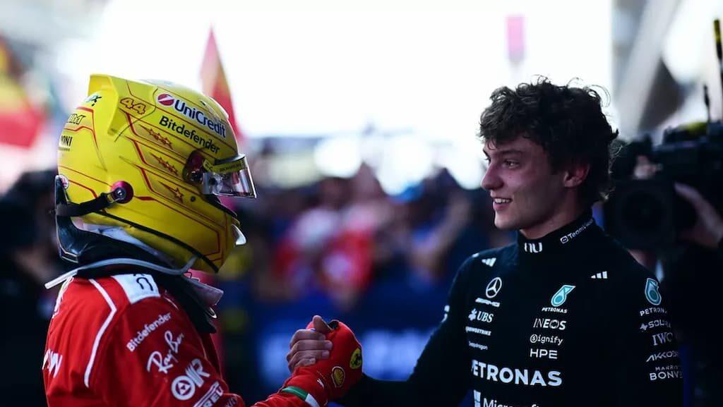 Formula 1 Betting Guide cover (Lewis Hamilton and Kimi Antonelli)
