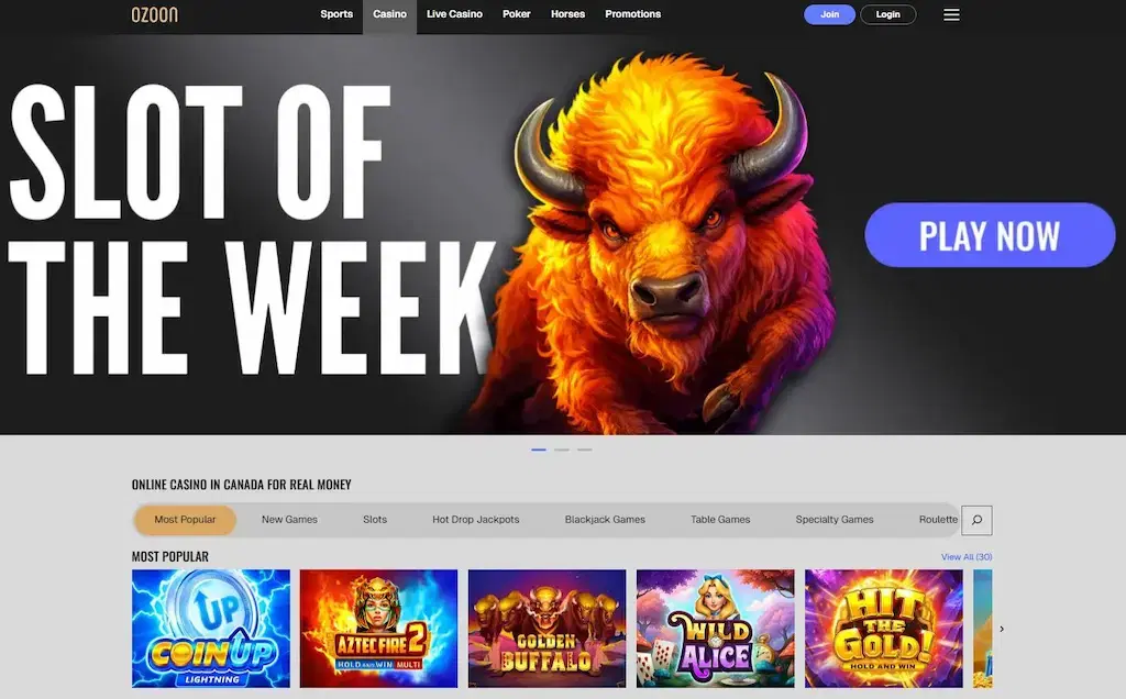 Ozoon Casino Expert Review