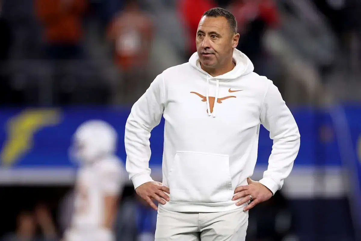 Steve Sarkisian and the Texas Longhorns missed out on the CFP last season. Can they find a spot this year? - Texas Win Total