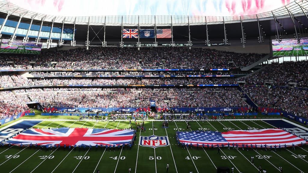 NFL International Series Betting Guide cover (an NFL game in London)