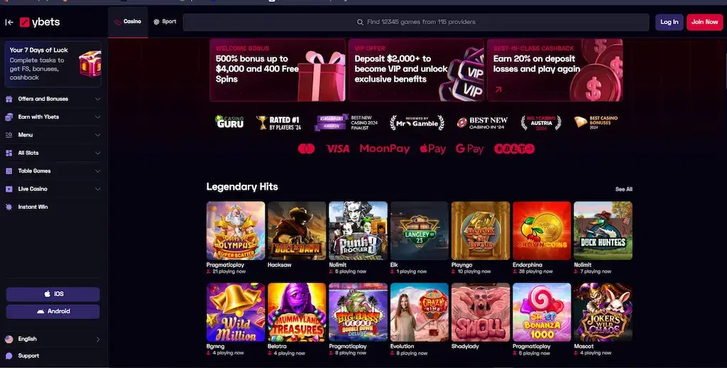 ybets casino fi oct 2026
