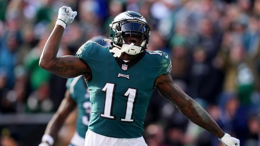 AJ Brown receiving yards is a best bet