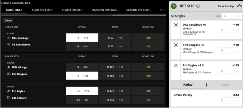 Parlay Example