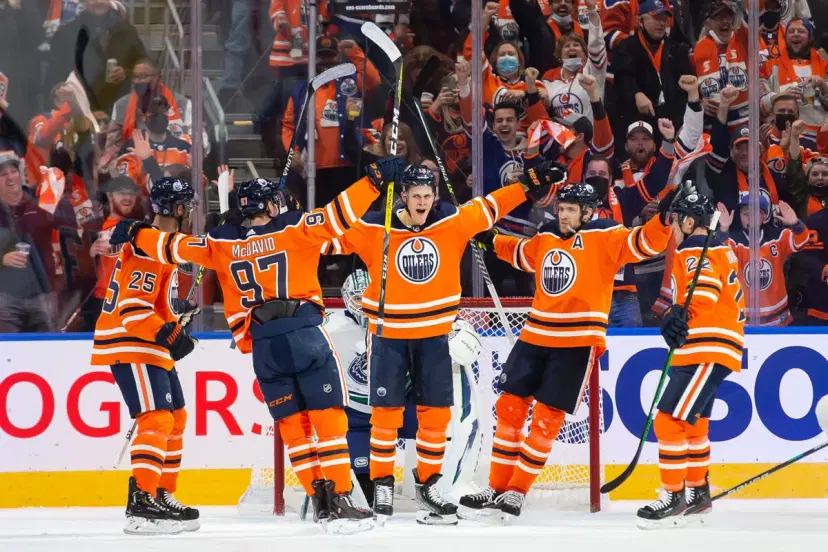 Edmonton scores plenty of goals in the Stanley Cup Playoffs