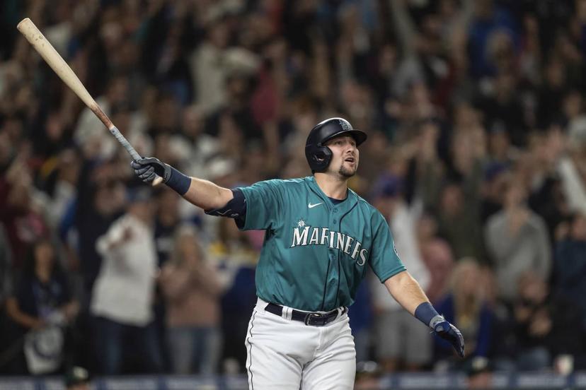 Cal Raleigh leads the Mariners in Home Runs and RBIs this season