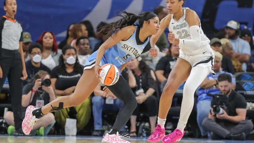 Angel Reese and A'ja WIlson