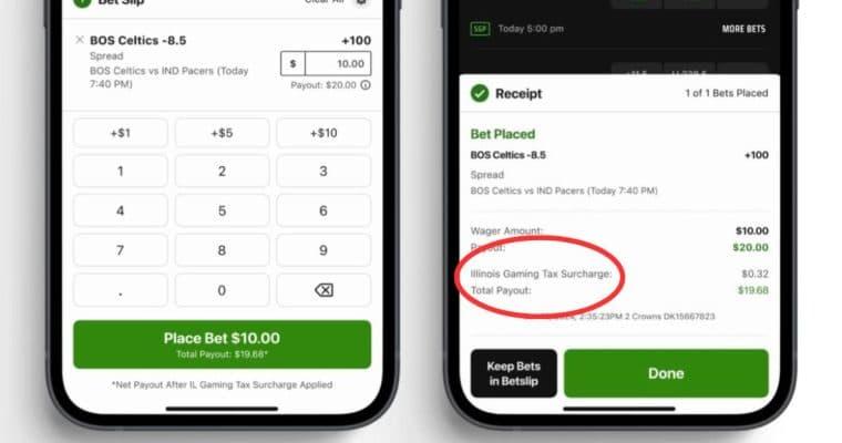 DraftKings is adding a surcharge to winning bets starting in 2025