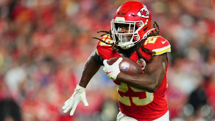Kareem hunt carries prop