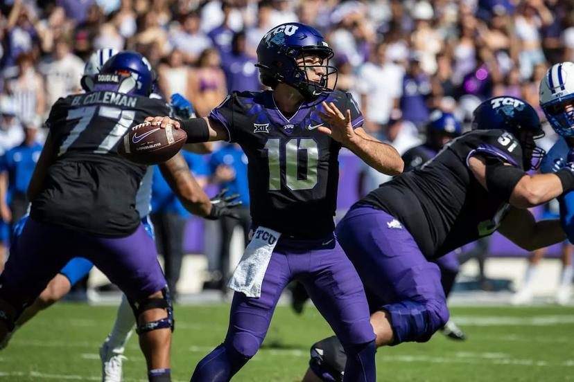 Josh Hoover throws for 296.4 yards per game this season - NCAA Football Player Props