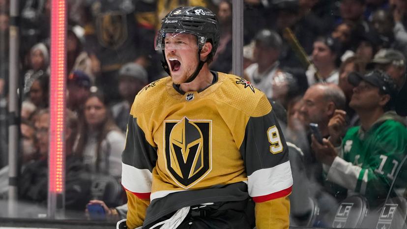 Jack Eichel of the Golden Knights has 10 points this postseason