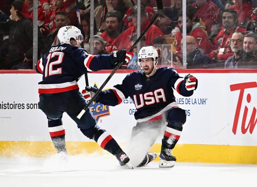 Dylan Larkin and Matt Boldy