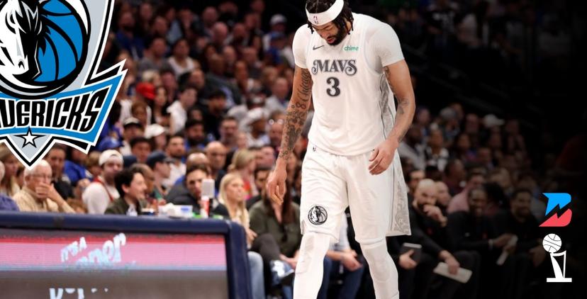 Anthony Davis with Mavericks logo. Lakers vs Mavericks NBA Analysis, Odds, and Best Bet (4/9).