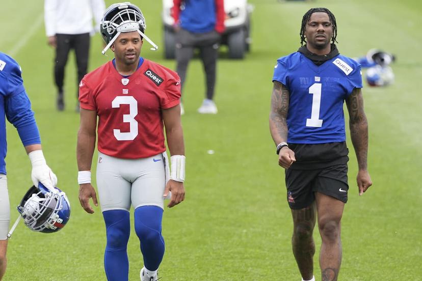 Russell Wilson and Malik Nabers are the new QB/WR Duo in the division - NFC East Preview Picks Predictions