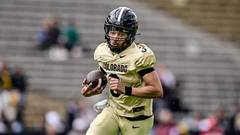 Kaidon Salter had 300 passing yards and three touchdowns against Wyoming last week - BYU Colorado Picks