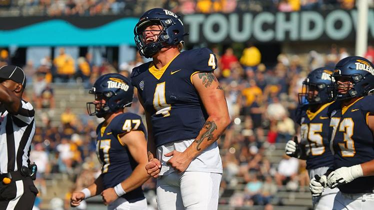 Tucker Gleason is likely out for this bowl game against Louisville - Toledo Louisville Picks