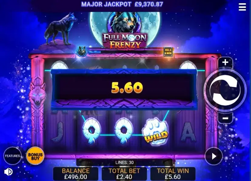 Full Moon Frenzy main features