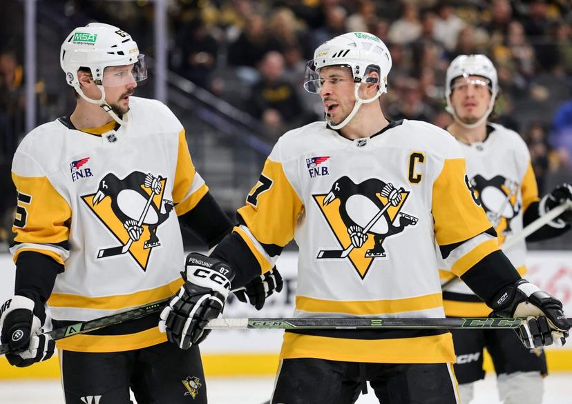 Sidney Crosby and Erik Karlsson 
