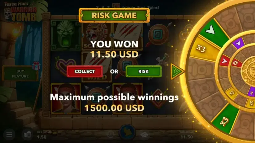 Tessa Hunt and the Warrior Tomb Risk Feature