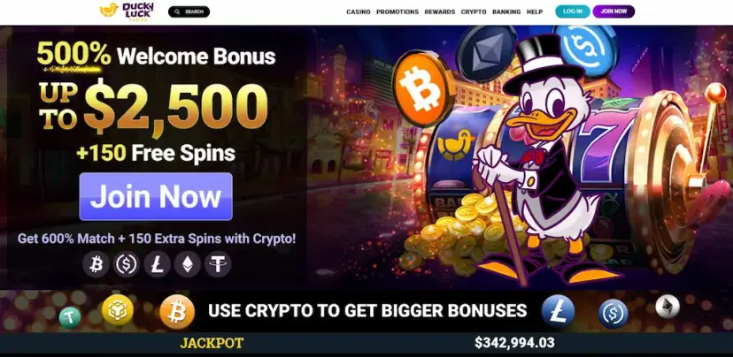 duckyluck casino best bonus sept 2026
