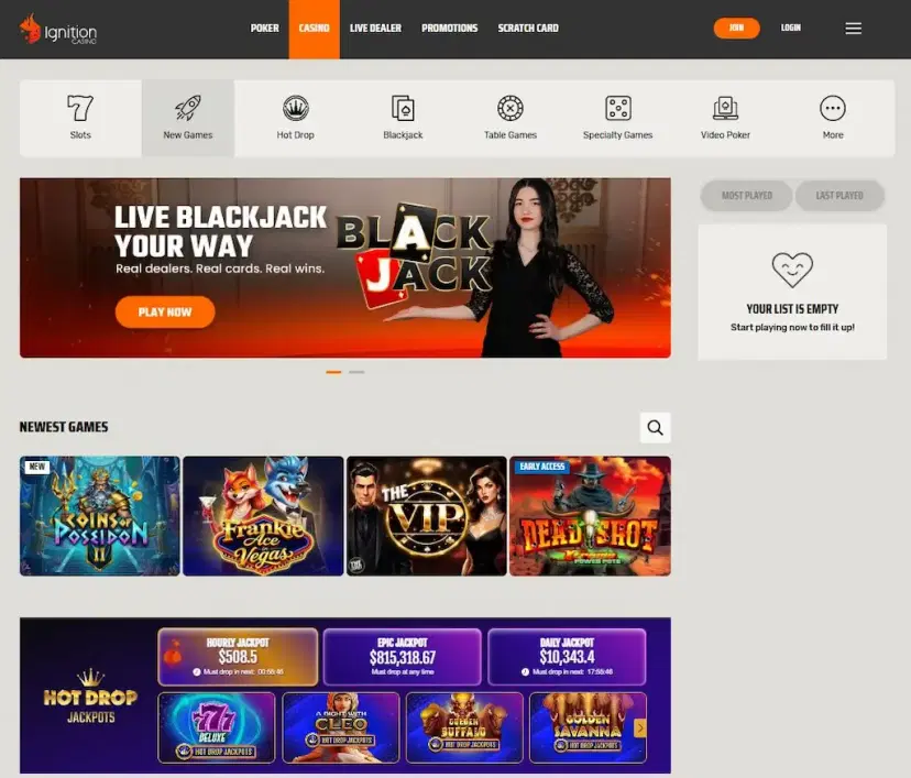 ignition casino best bonus sept 2026