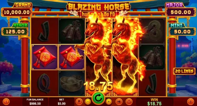 Blazing Horse main features