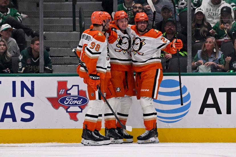 Pavel Mintyukov and teammates