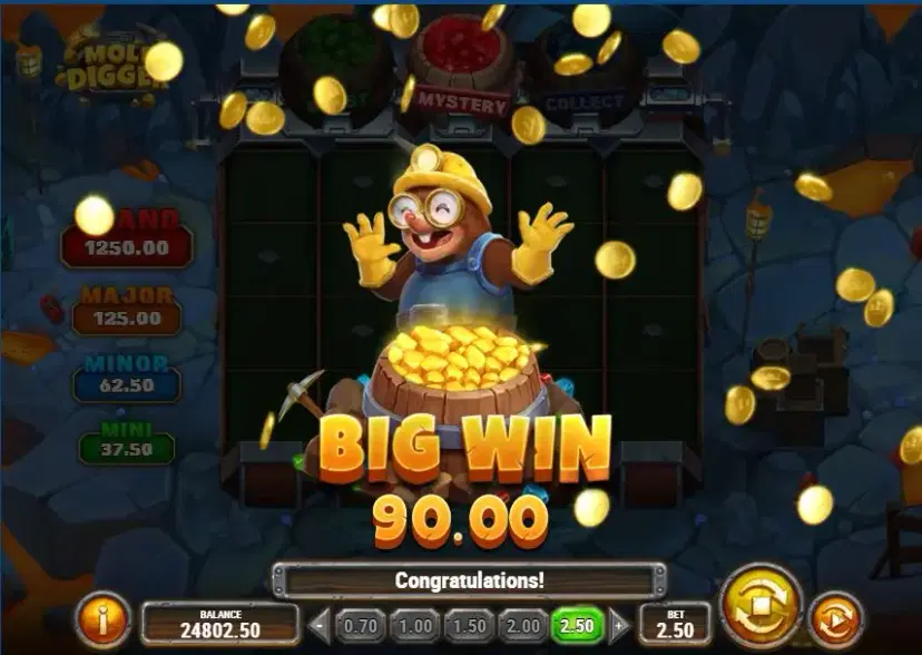 Mole Digger gameplay