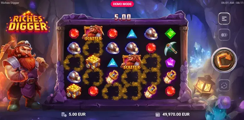 Riches Digger main features