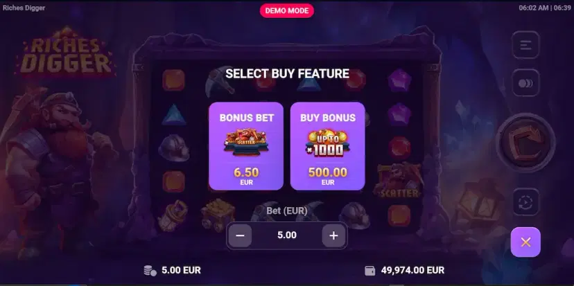 Riches Digger Buy Features