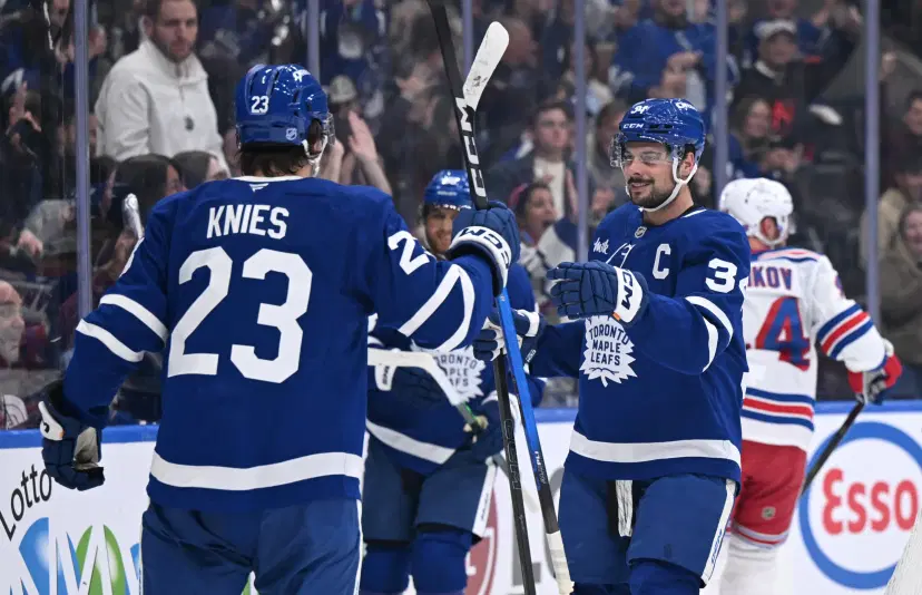 Matthew Knies and Auston Matthews