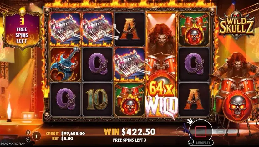 Wild Skullz Free Spins