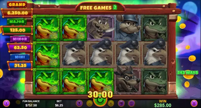 Coyote Cash 2 Free Spins