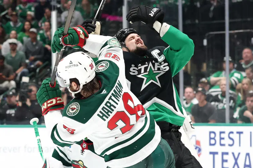 Ryan Hartman and Jaime Benn