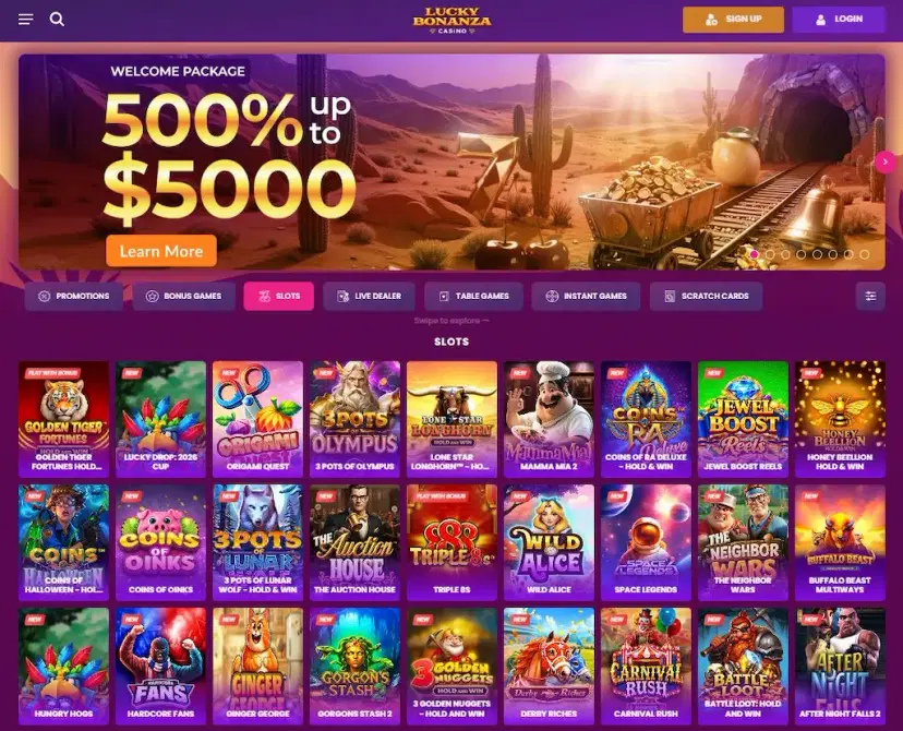 lucky bonanza casino betsoft may 2026