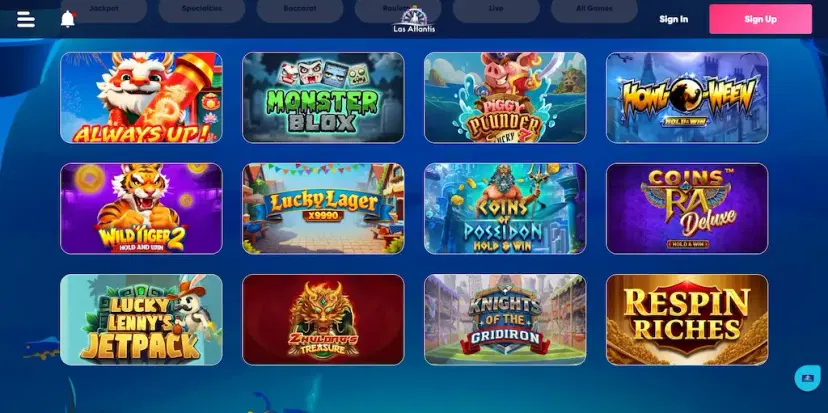 las atlantis casino games june 2026
