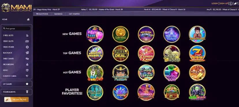 miami club casino features june 2026