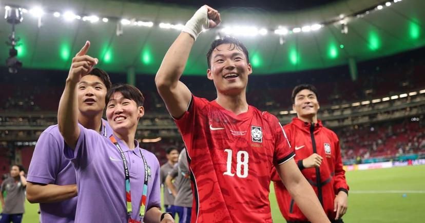 Oh Hyeon-Gyu was South Korea's hero in their opening match, scoring the winner in the 80' minute - South Korea Mexico Picks