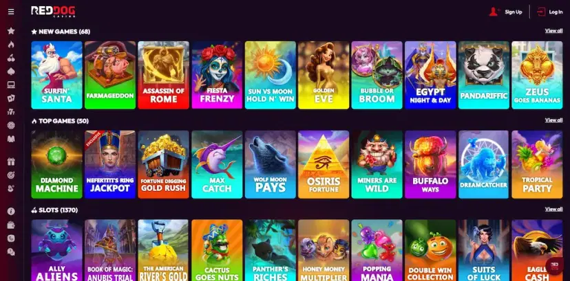 red dog casino games june 2026