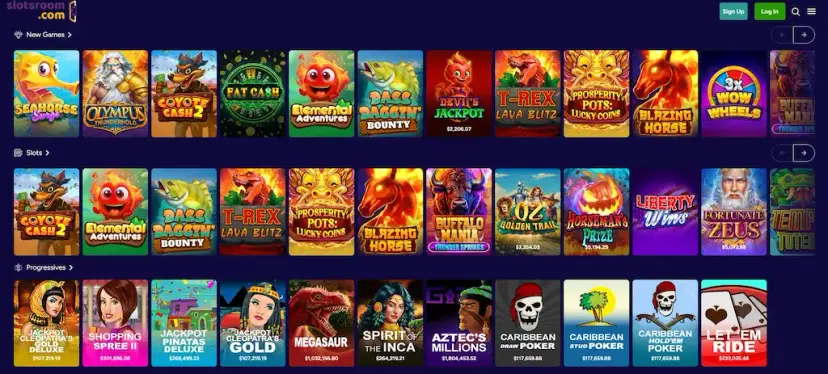slotsroom casino games june 2026