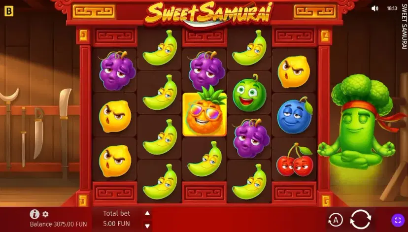 sweet samurai golden pineapple symbol